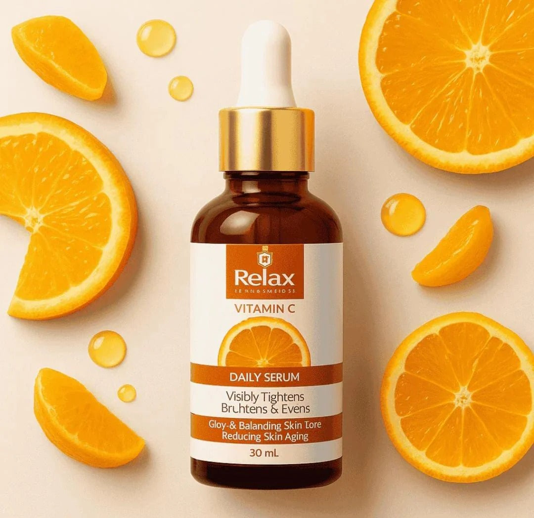 Relax Vitamin C Daily Face Serum – Brightening,  & Hydrating Formula