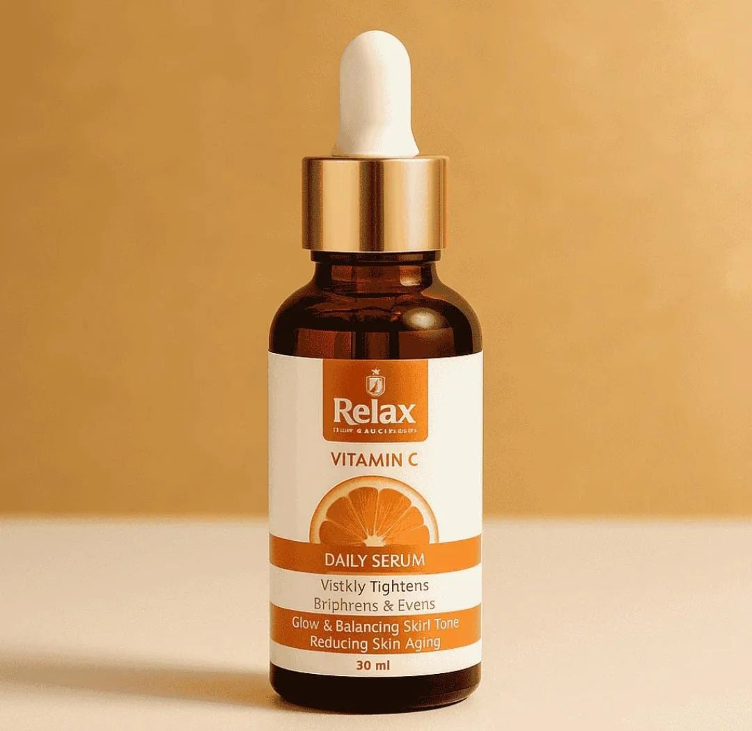 Relax Vitamin C Daily Face Serum – Brightening,  & Hydrating Formula